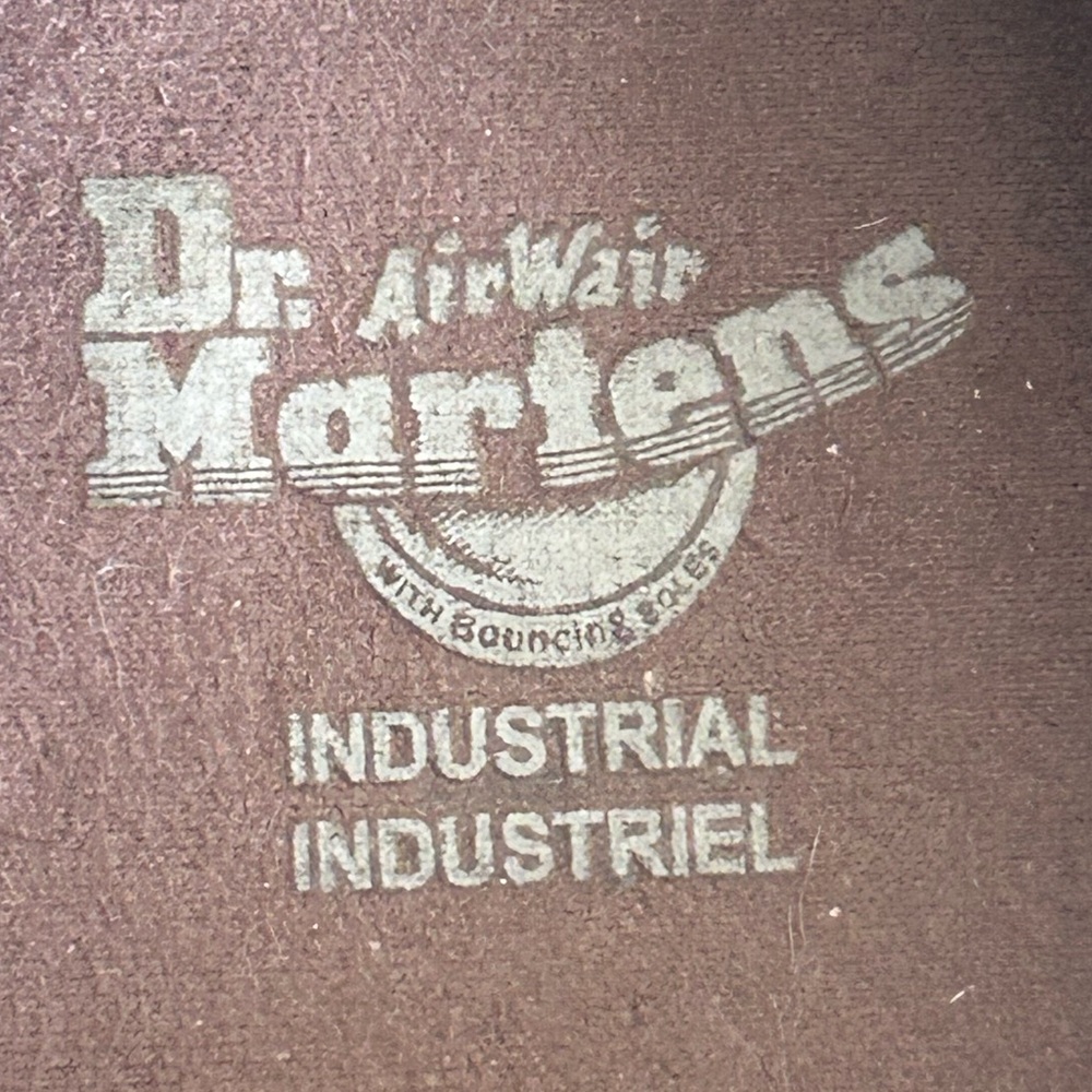Dr. Martens Newbury Industrial Slip On Mules Brown Size 11 - Picture 8 of 10